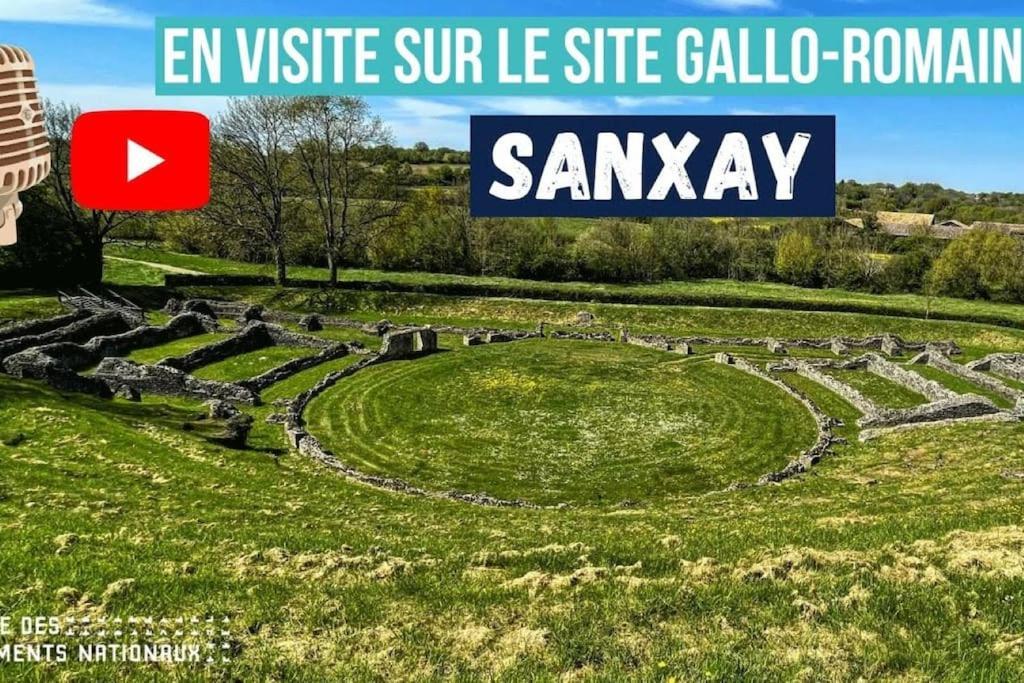 Gite Bin Benaise Draps Et Serviettes Compris Pamproux Eksteriør bilde